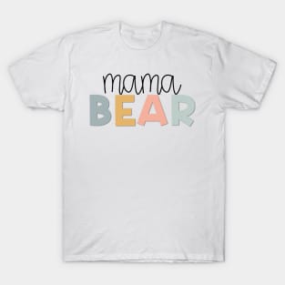 Mama Bear Muted Pastels T-Shirt